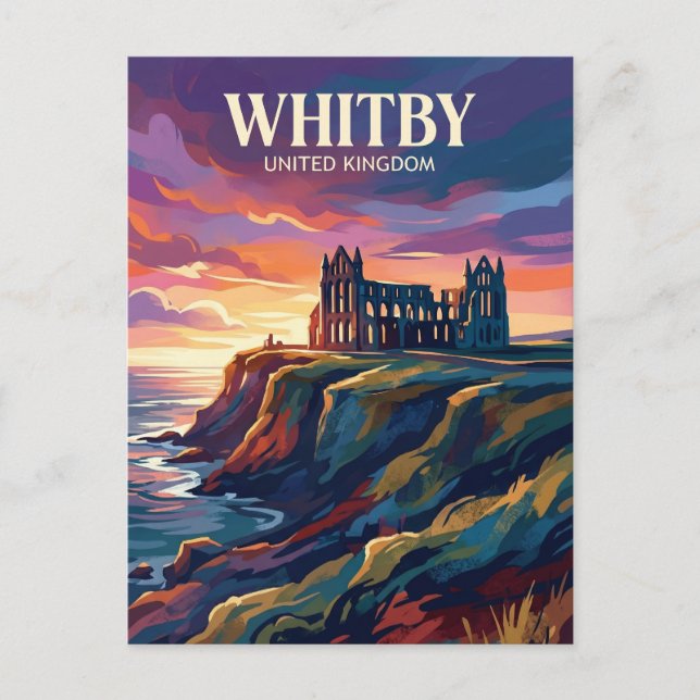Postal Whitby Reino Unido (Anverso)
