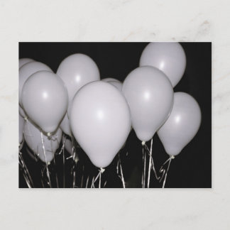 Postal White Balloons