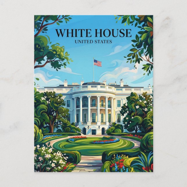 Postal White House District of Columbia (Anverso)