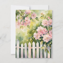 Postal White Picket Fence