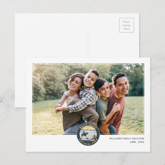 Postal White Sands National Park (Anverso / Reverso)