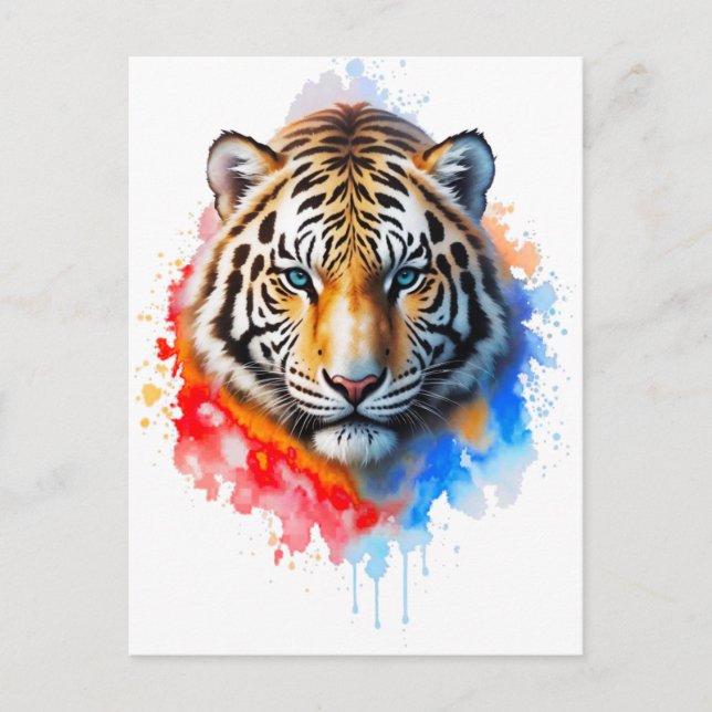 Postal White Tiger (Anverso)