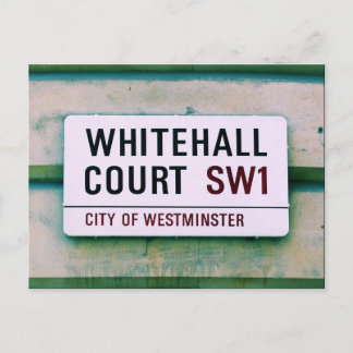 Postal Whitehall Court - Rótulo Westminster