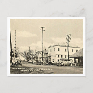 Postal Whitehouse Station, Nueva Jersey, Vintage