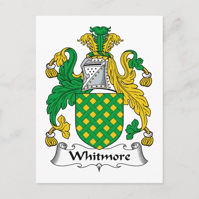 Postal Whitmore Family Crest (Anverso)