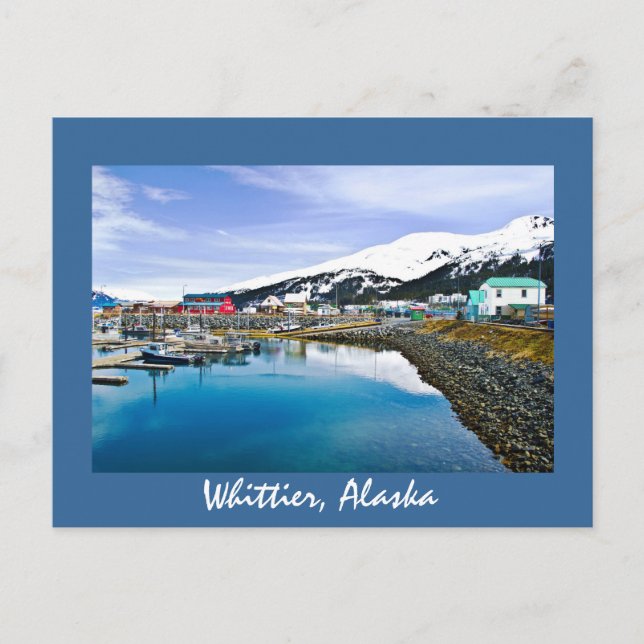 Postal Whittier, Alaska, EE.UU. (Anverso)