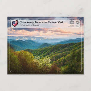 Postal WHS de UNESCO - Gran Parque Nacional de Montañas A
