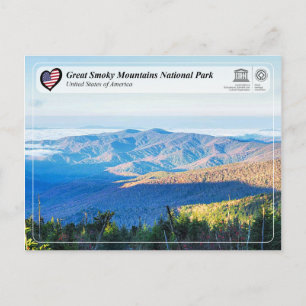 Postal WHS de UNESCO - Gran Parque Nacional de Montañas A