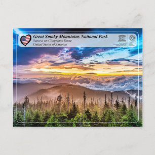Postal WHS de UNESCO - Gran Parque Nacional de Montañas A