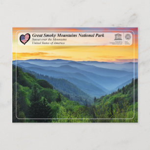 Postal WHS de UNESCO - Gran Parque Nacional de Montañas A