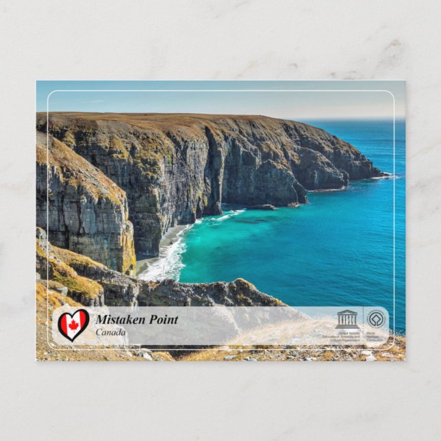 Postal WHS de UNESCO - Punto equivocado (Anverso)