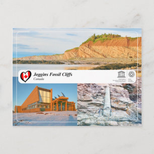 Postal WHS UNESCO - Acantilados fósiles Joggins