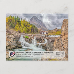 Postal WHS UNESCO - Glacier NP - SwiftCurrent Cae Post