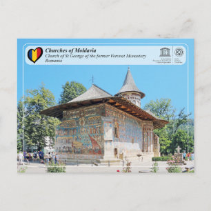 Postal WHS UNESCO - Iglesias de Moldavia - Voronet