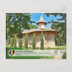 Postal WHS UNESCO - Iglesias de Moldavia - Voronet