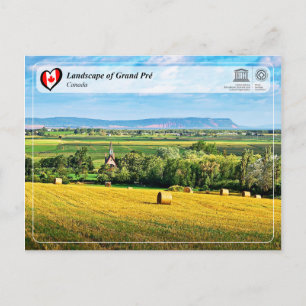 Postal WHS UNESCO - Paisaje de Gran Pré