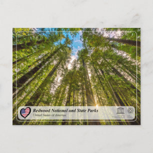 Postal WHS UNESCO - Parques nacionales y estatales de sec