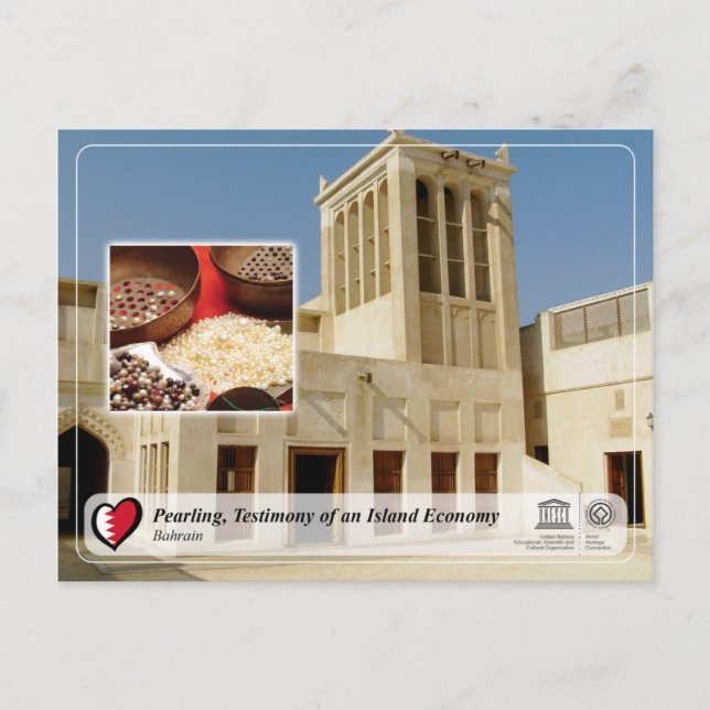 Postal WHS UNESCO - Perla, testimonio de un ecónomo de is (Anverso)