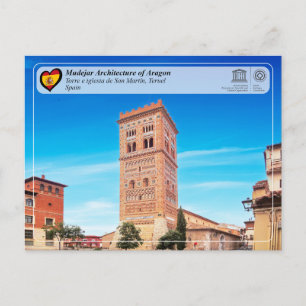 Postal WHS UNESCO - Torre de la Iglesia de San Martín