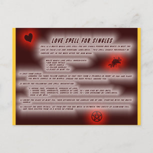 Postal Wiccan Love Spell