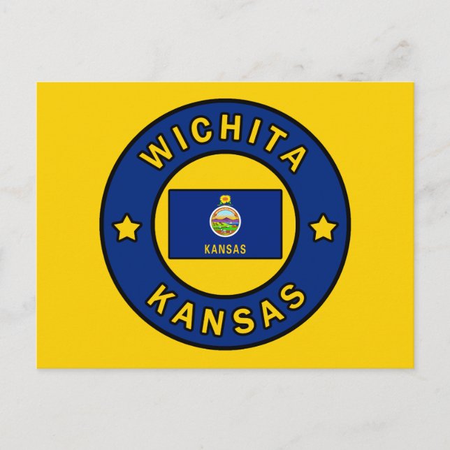 Postal Wichita Kansas (Anverso)