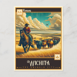 Postal Wichita, Kansas | Vintage