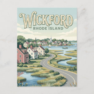 Postal Wickford Village Rhode Island