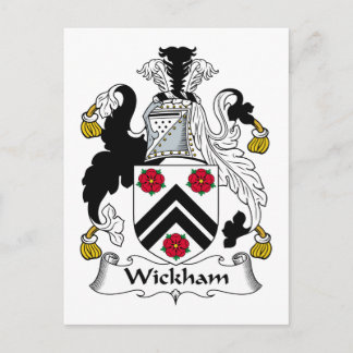 Postal Wickham Family Crest