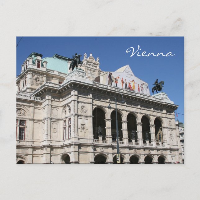 Postal wien de ópera estatal (Anverso)