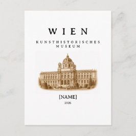 Postal Wien Kunsthistorisches Museum | Name & Jahr