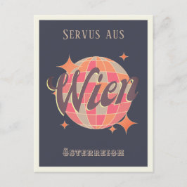 Postal Wien Vienna Österreich Austria Retro Postcard