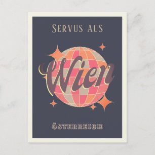 Postal Wien Vienna Österreich Austria Retro Postcard