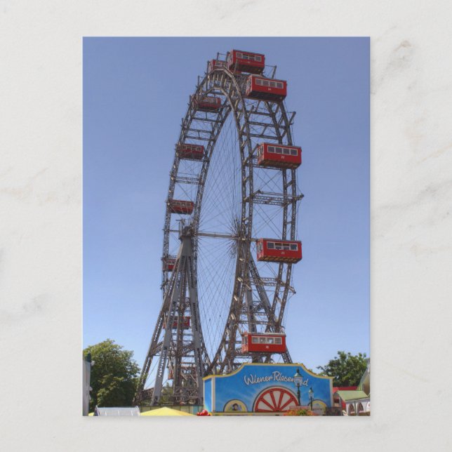Postal Wiener Riesenrad (Anverso)