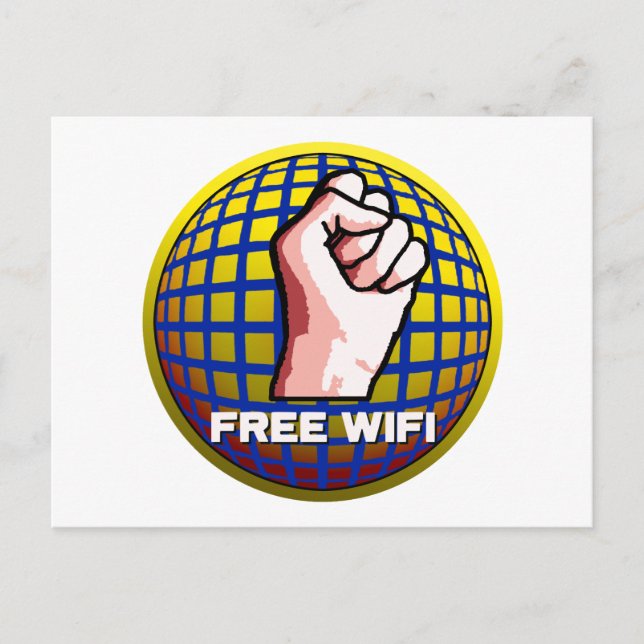 Postal WiFi gratuito (Anverso)