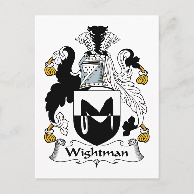 Postal Wightman Family Crest (Anverso)