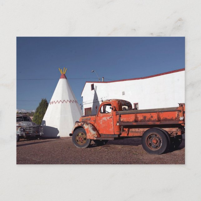 Postal Wigwam Motel Holbrook Arizona (Anverso)