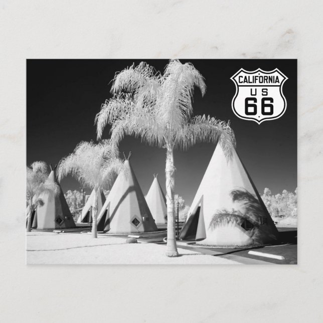 Postal Wigwam Motel, Route 66, Rialto, California (Anverso)
