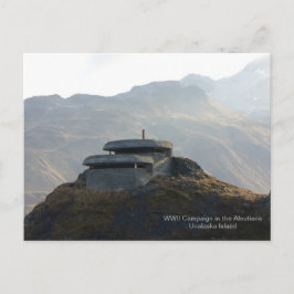 Postal WII Lookout Bunker sobre la isla Unalaska