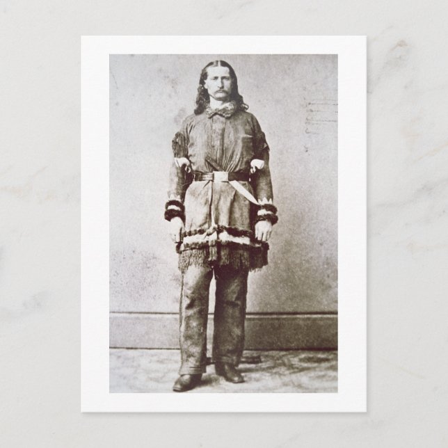 Postal 'Wild Bill' Hickok (1837-76) (foto de abajo) (Anverso)