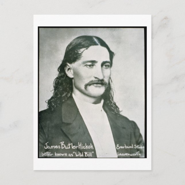 Postal 'Wild Bill' Hickok (foto de abajo) (Anverso)
