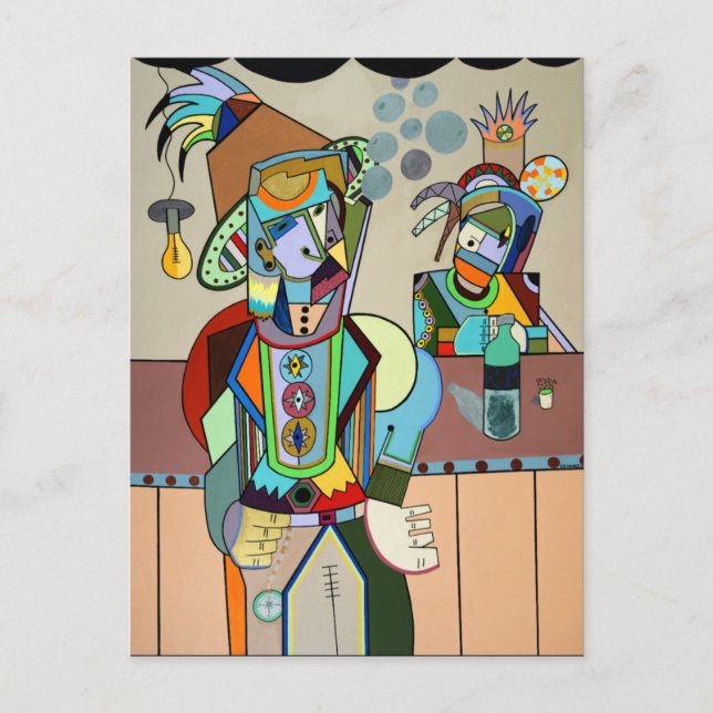 Postal "Wild Bill" por Ruchell Alexander (Anverso)