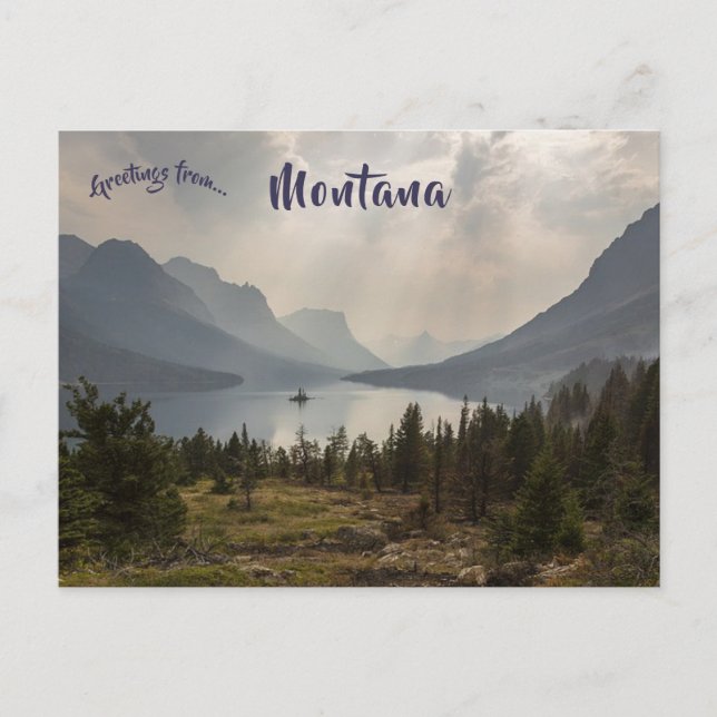 Postal Wild Goose Island Viewpoint Montana (Anverso)