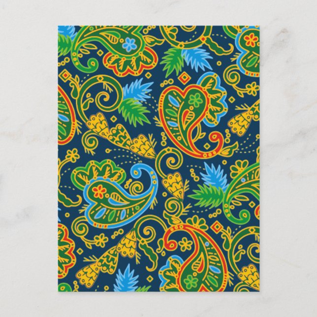 Postal Wild Paisley (Anverso)