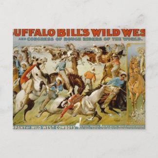 Postal Wild West Show de Buffalo Bill