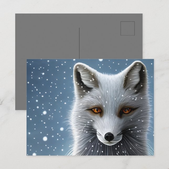 Postal Wilderness Artic Fox (Anverso / Reverso)