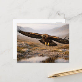 Postal Wildlife Golden Eagle Scottish Highlands 