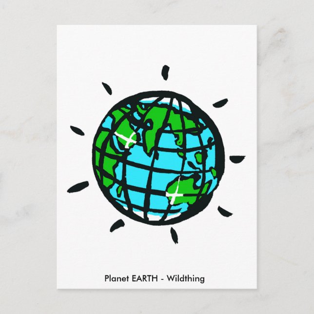 Postal Wildthing -Tierra del Planeta- Conservación - Ecol (Anverso)