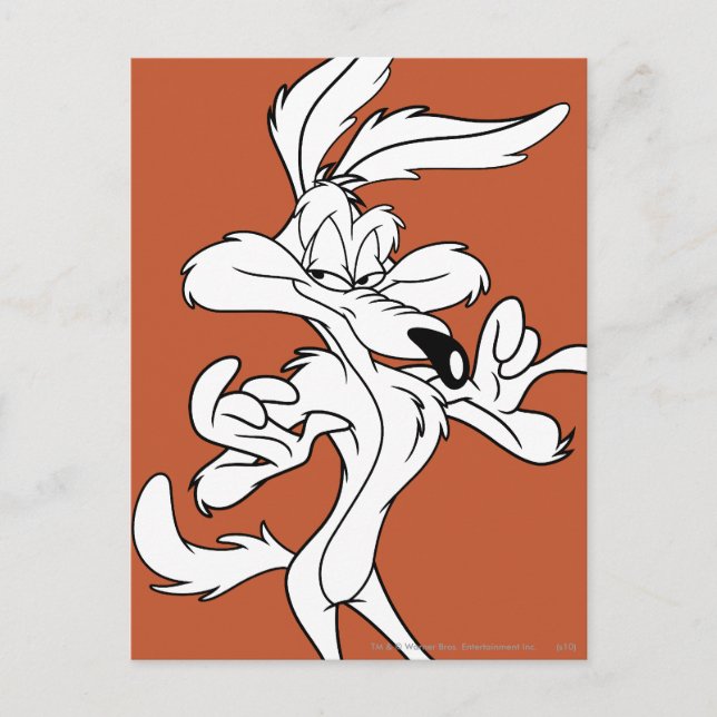 Postal WILE E. COYOTE™ Parece Agradable (Anverso)