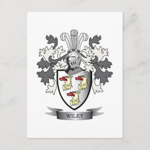 Postal Wiley Family Crest Coat of Arms