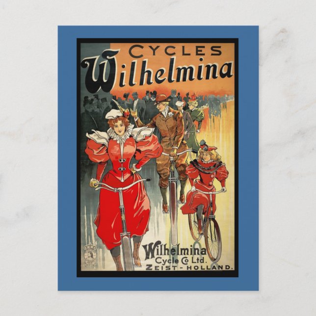 Postal Wilhamena Cycles (Anverso)
